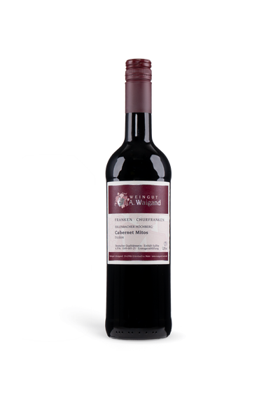 Cabernet Mitos Weingut A. Waigand - freigestellte Rotweinflasche PNG